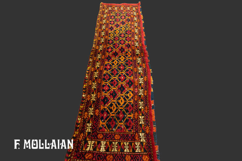 Antique Turkmen Torba Rug n°:20214995